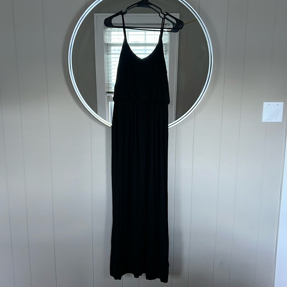 Basic Black Cotton Dress